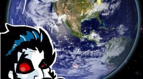 Superman pisse on earth!