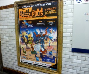 affiche metro