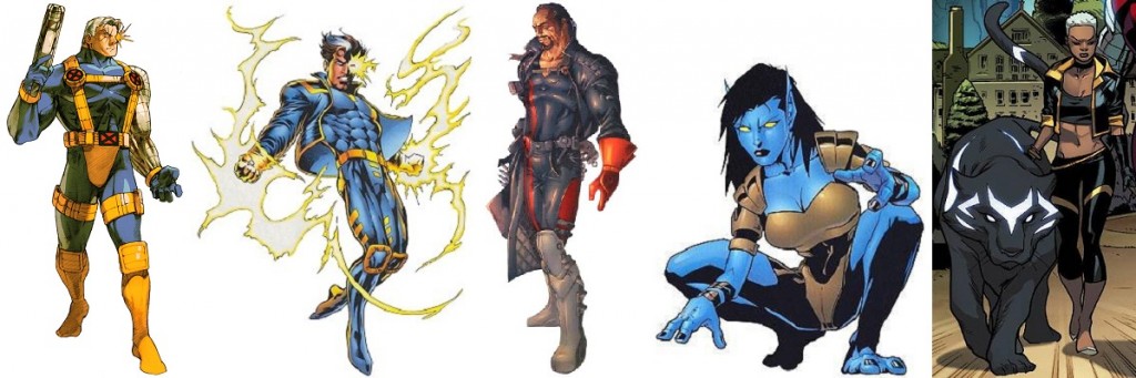Cable, X-Man, Bishop, Nocturne ou encore Kymera : quelques suiveurs de Rachel parmi les recrues des X-Men provenant d'univers alternatifs.